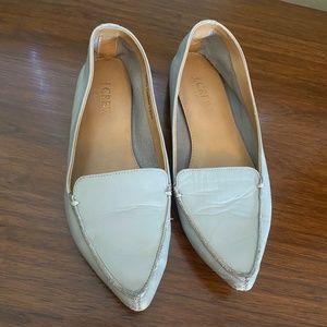Leather flats